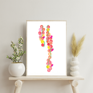 Filament Protein Watercolor Art