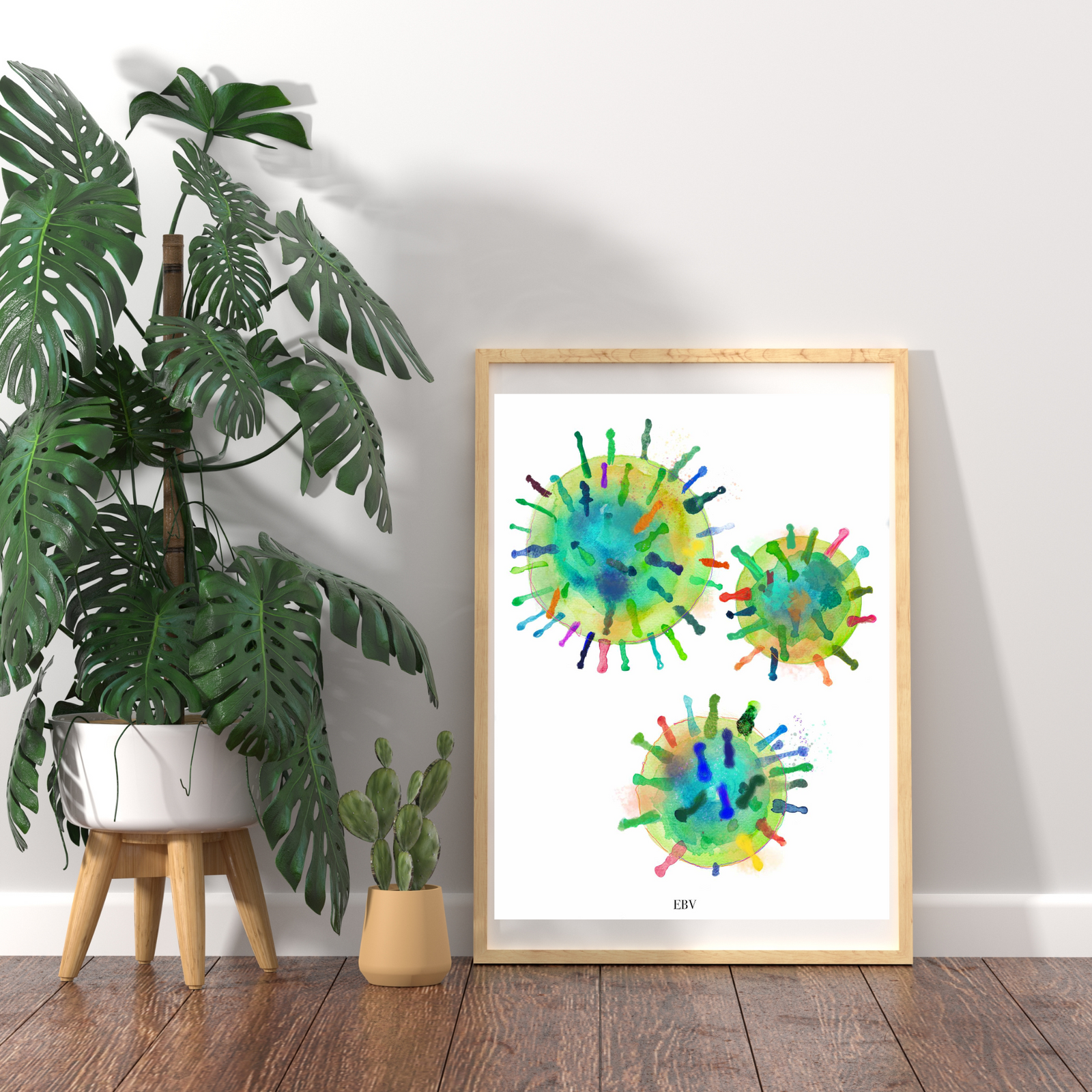 EBV Microbiology Art Print