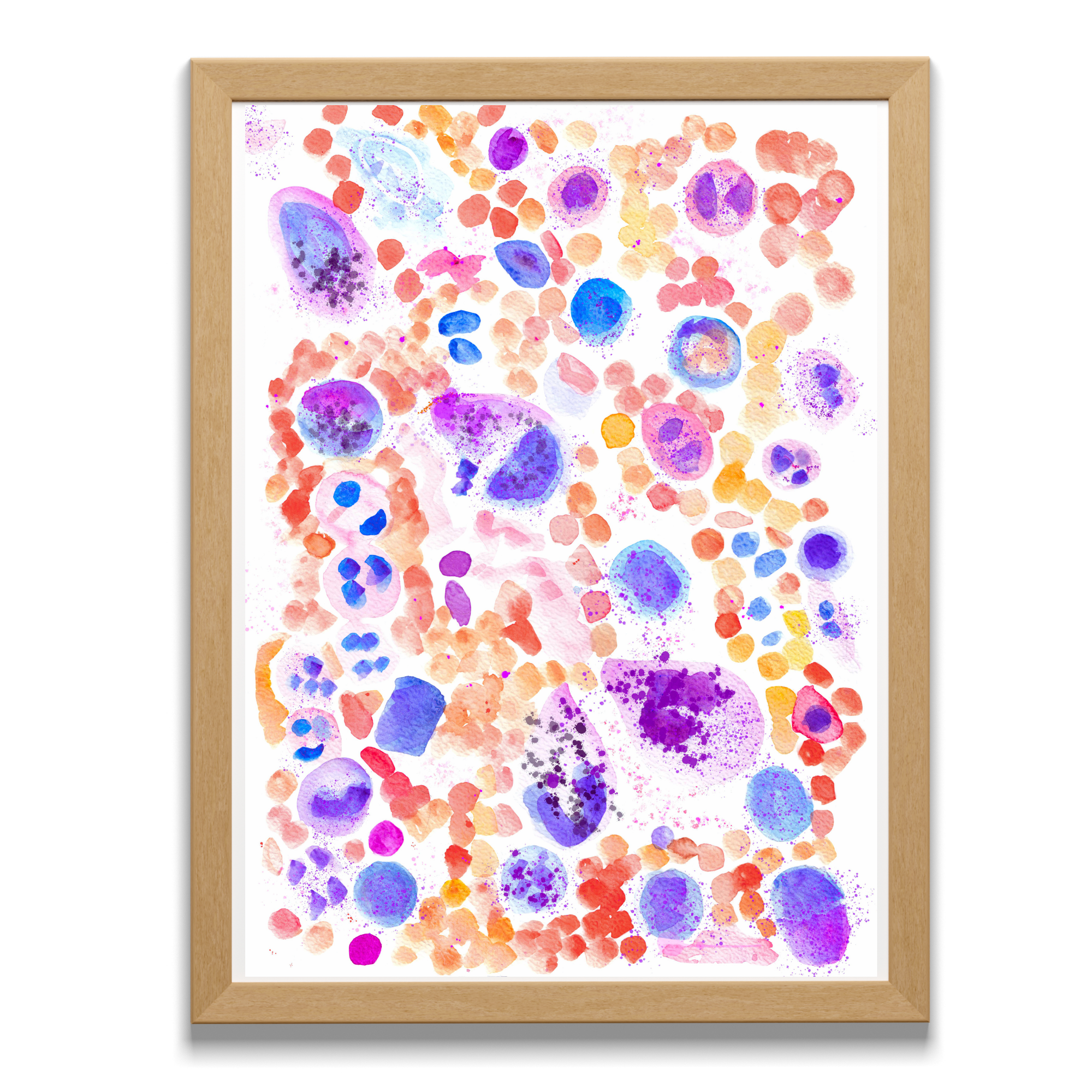 bone marrow watercolor art print