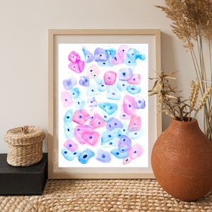 Pap Smear Watercolor Art Print