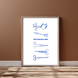 Surgery Instruments Art, Spine Surgery Instruments