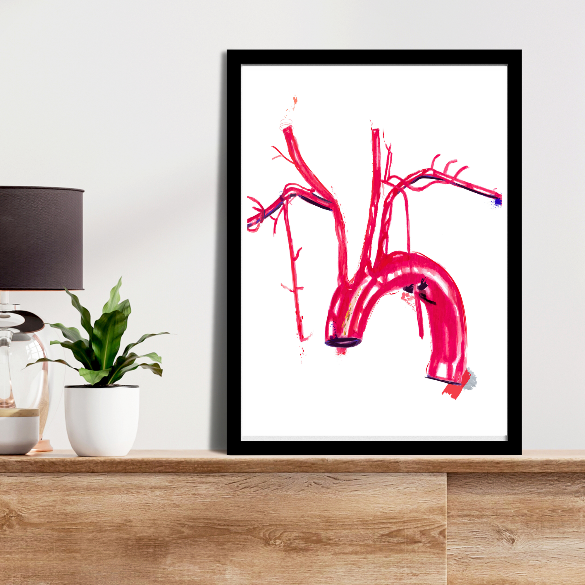 cardiology office hospital practice wall decor