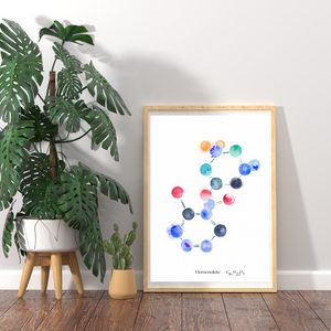 Homosalate Sunscreen Molecule Art (Copy)