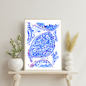 Testicular Histology Watercolor Art