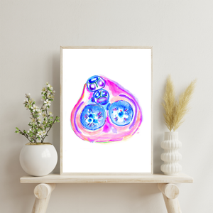 Cardiac Valves Anatomy Art Print