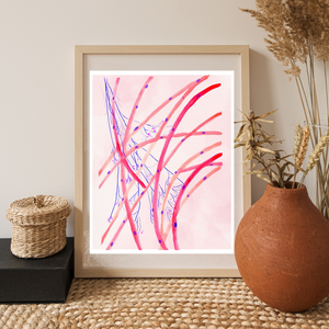 Neuromuscular Junction Watercolor Art Print