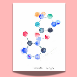 Homosalate Sunscreen Molecule Art (Copy)