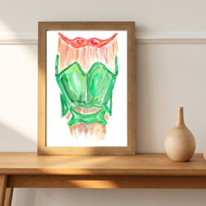 Larynx Anatomy Art