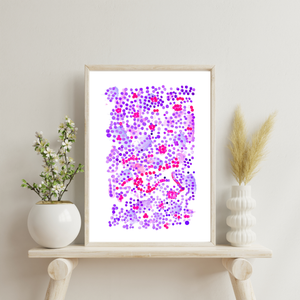 Thymus Histopathology Art Print, Pathology Wall Art