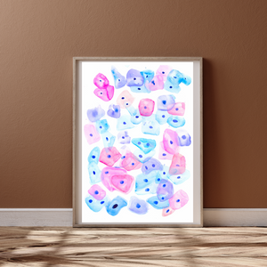 Pap Smear Watercolor Art Print