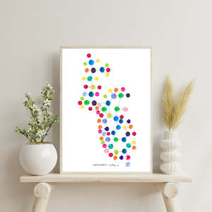 Cholesterol Molecule Art Print, Pharmacist Gift