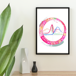 Menstrual Cycle Abstract Physiology Art Print