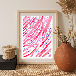 Heart Anatomy and Histology Art Print, Histopathology Art, Pathology Art, Pathologist Art, Cardiologist Gift, Cardiology Wall Art (Copy)