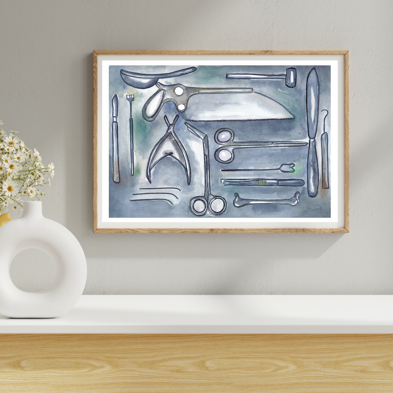 Dissection Instruments Art Print