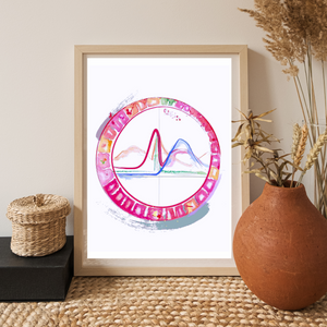 Menstrual Cycle Abstract Physiology Art Print