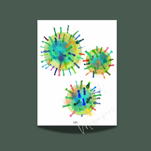 EBV Microbiology Art Print