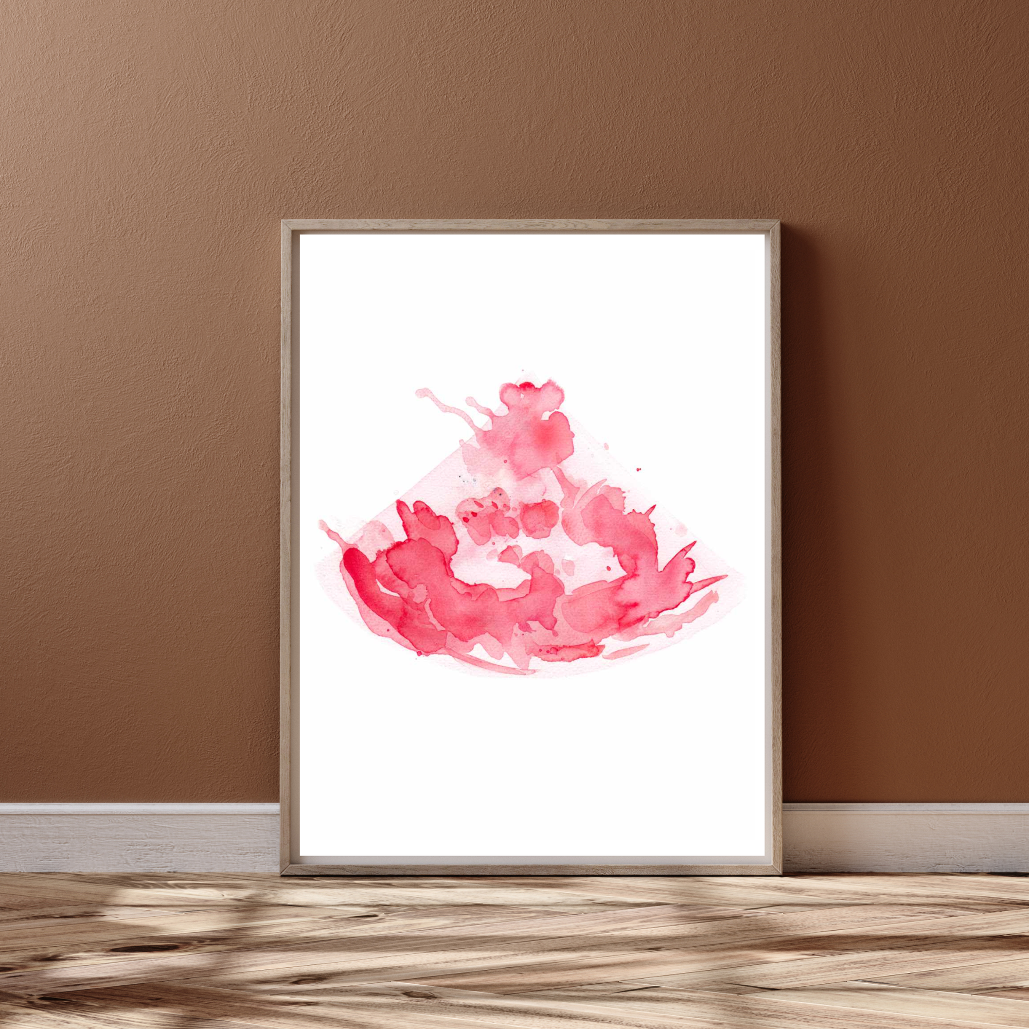 Cardiac Ultrasound Watercolor Art Print