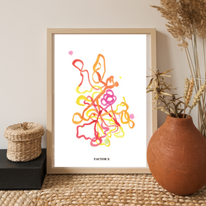 Coagulation Cascade Factor X Laboratory Art Print