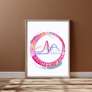 Menstrual Cycle Abstract Physiology Art Print