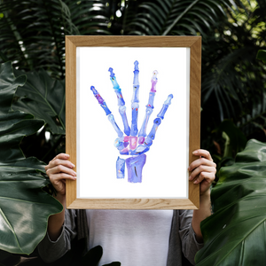 Hand Anatomy Art Print