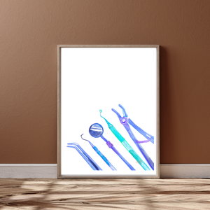 Dental Instruments Art Print