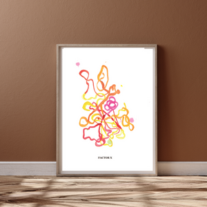 Coagulation Cascade Factor X Laboratory Art Print