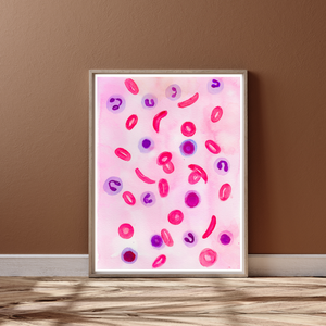 Sickle Cell Anemia Histopathology Art Print