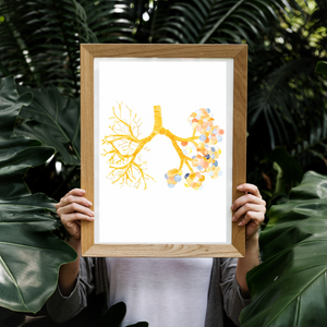 Alveoli Abstract Anatomy Art