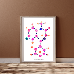 anxyolitic molecule art
