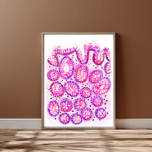 Colon Polyp Histopathology Art