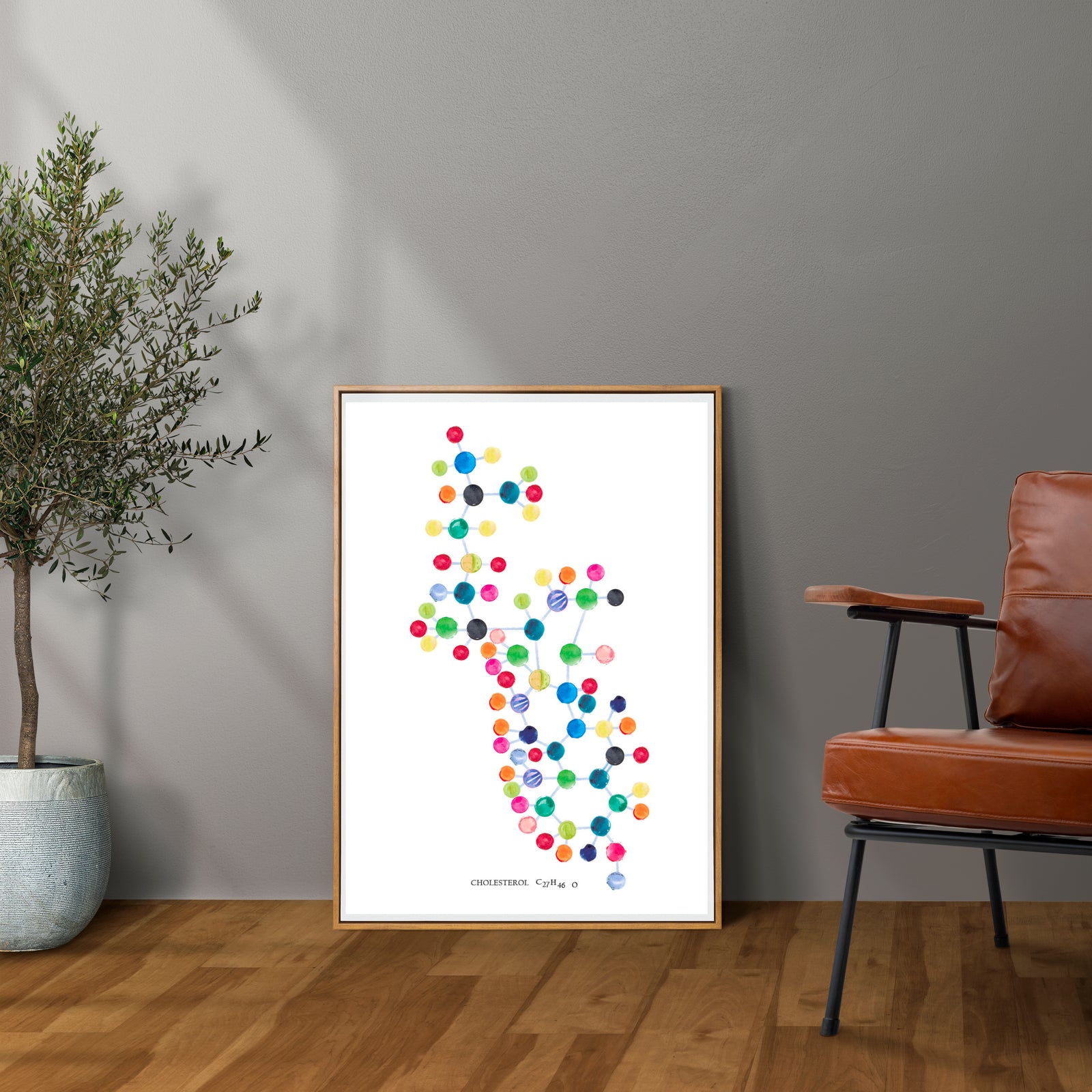 cholesterol art print