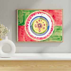 Menstrual Cycle Abstract Art - Gynecology Office Wall Decor