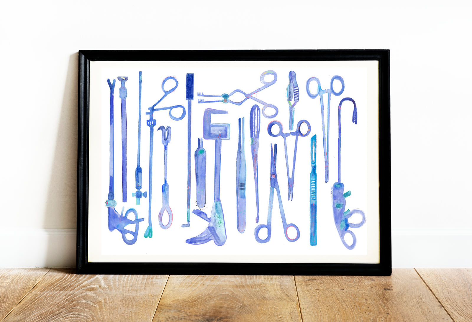 Surgery Instruments Art Print