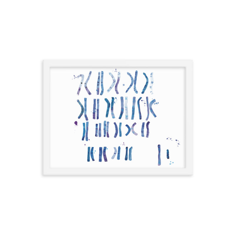 Chromosome Abstract Art Print