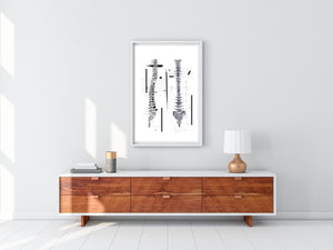 spine surgery wall art