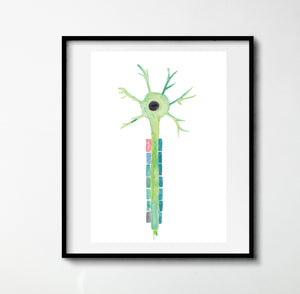 neuron art print