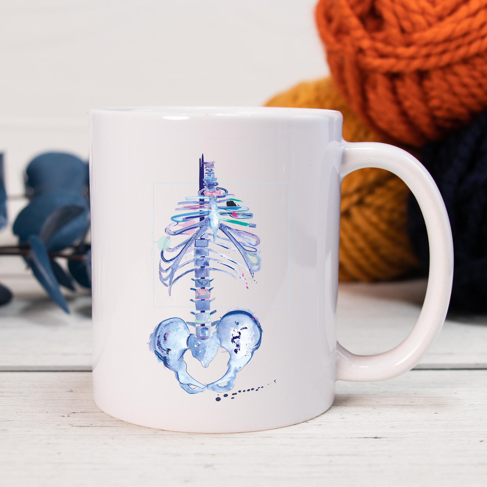 Human Anatomy Mug, Skeleton Anatomy Mug, Medical Student Gift