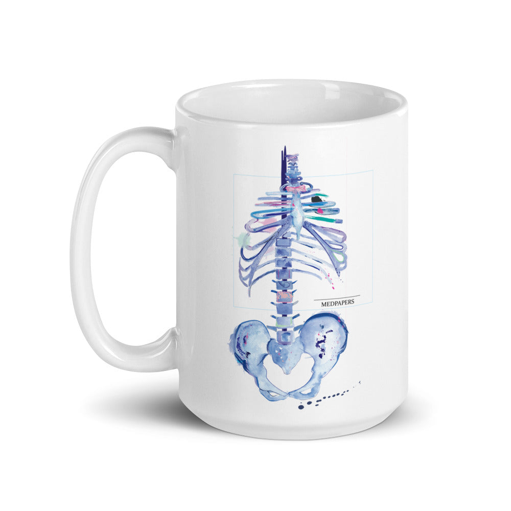 Human Anatomy Mug, Skeleton Anatomy Mug, Medical Student Gift