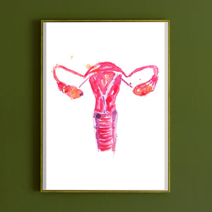uterus abstract anatomy artwork