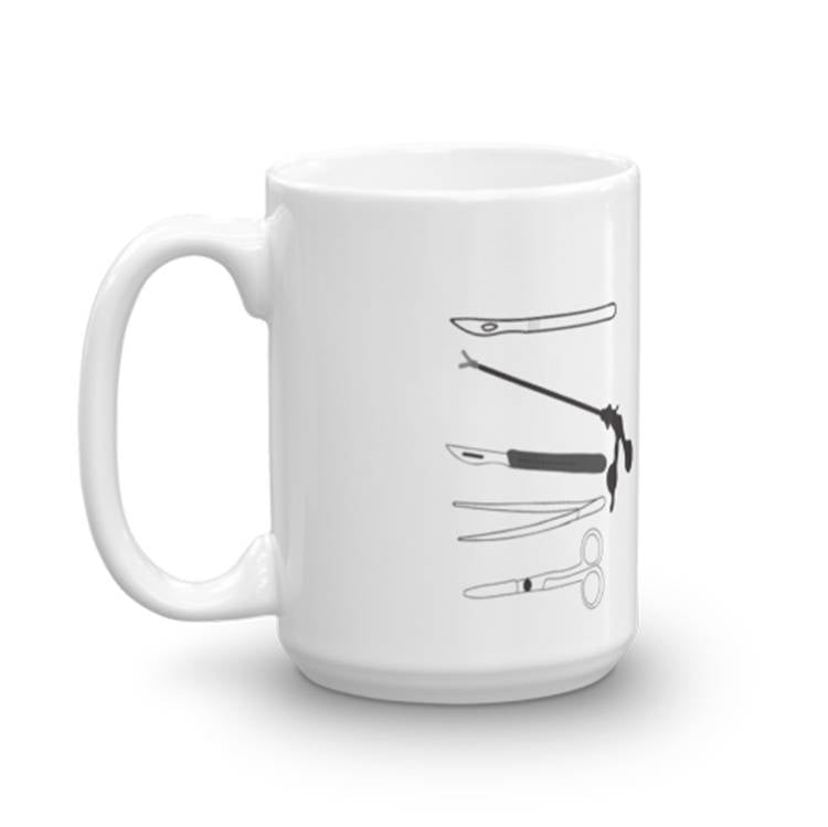 surgical department coffee mug set