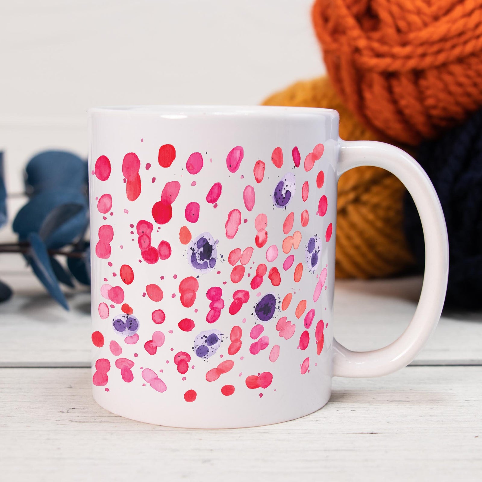 Laboratory Mug, Medical Laboratory Technician Gift, Blood Smear, Medical Laboratory Scientist, Medical Student Gift, Physician Assistant