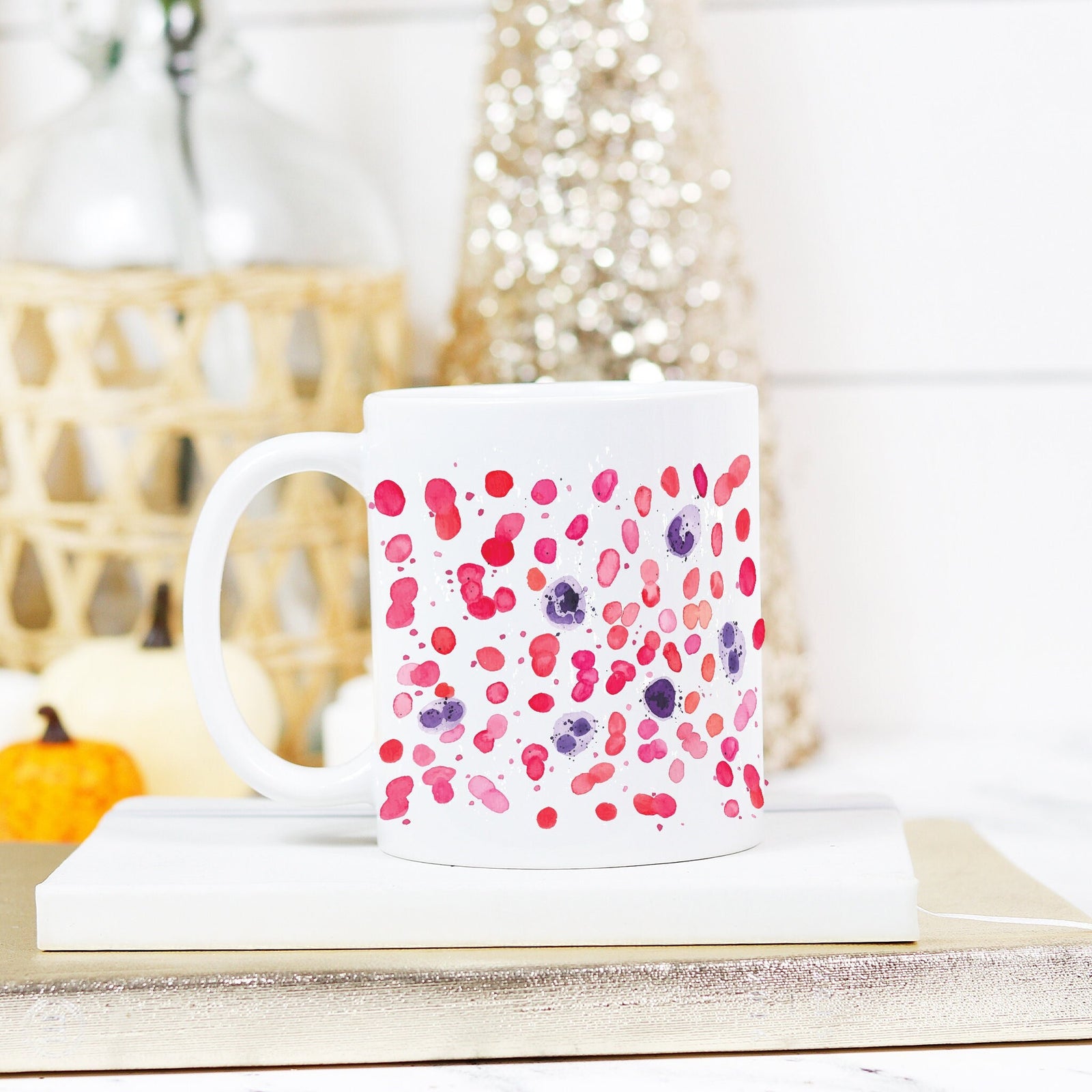 Laboratory Mug, Medical Laboratory Technician Gift, Blood Smear, Medical Laboratory Scientist, Medical Student Gift, Physician Assistant