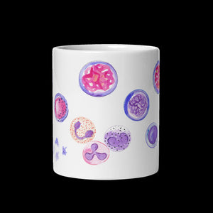 Laboratory Mug, Hematology Gift, Cell Biology Art, Lab Tech Mug, Lab Tech Gift, Laboratory Gift, Hematopoiesis, Pathology Mug, Physician