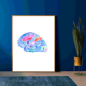 brain illustration art