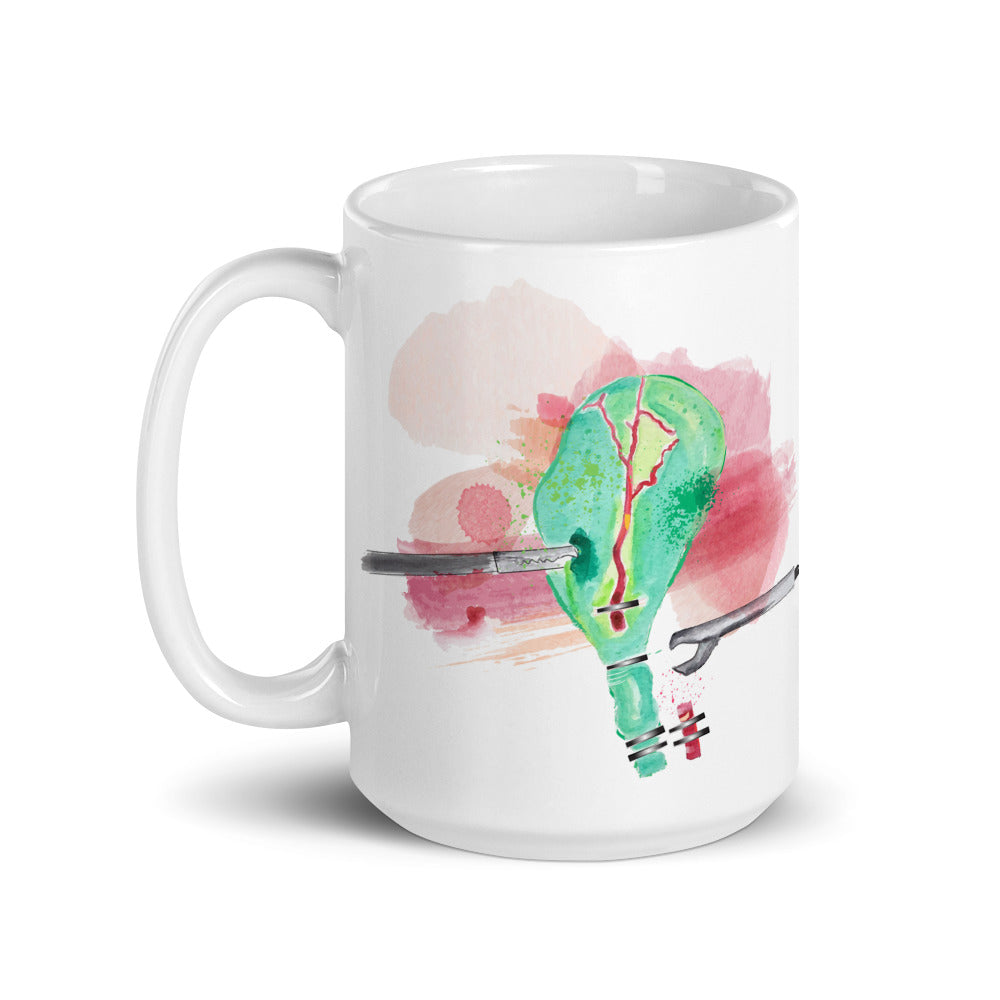 surgery illustration mug