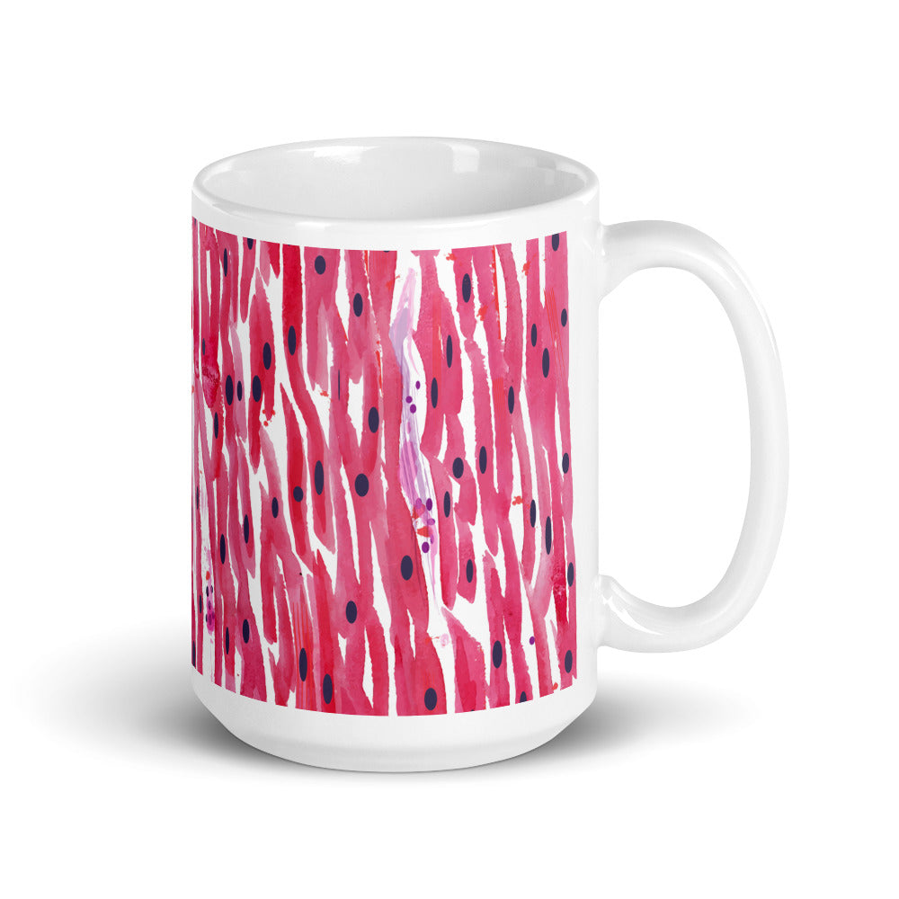 Cardiac Muscle Histology Mug, Pathology Mug